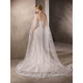 Beautiful Mermaid Wedding Dress with a Sweetheart Neckline in Marvellous Embroidered Tulle